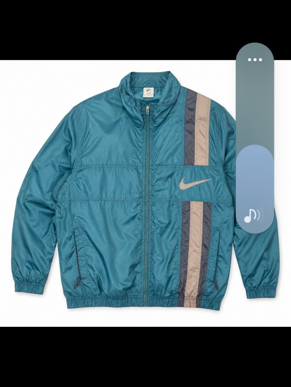 Nike Men's Vintage 1992 Green Zip Up Windbreaker Large